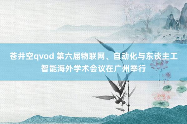 苍井空qvod 第六届物联网、自动化与东谈主工智能海外学术会议在广州举行