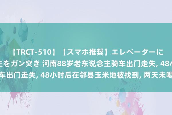 【TRCT-510】【スマホ推奨】エレベーターに挟まれたデカ尻女子校生をガン突き 河南88岁老东说念主骑车出门走失， 48小时后在邻县玉米地被找到， 两天未喝水和进食